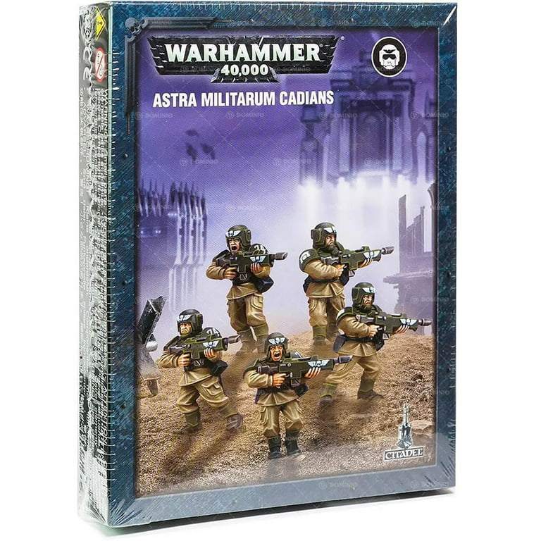 Games Workshop Warhammer 40K: Astra Militarum Cadian Command Squad  Miniature Set