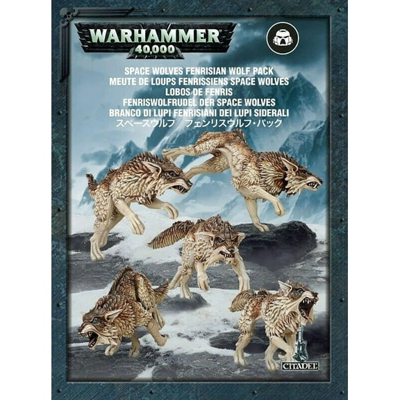Warhammer 40k Model Miniatures - Space Wolves Fenrisian Wolf Pack
