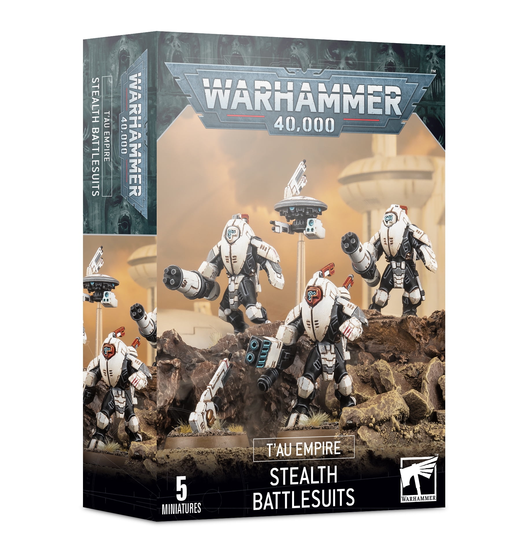Warhammer Tau Empire XV25 Stealth Battlesuits *
