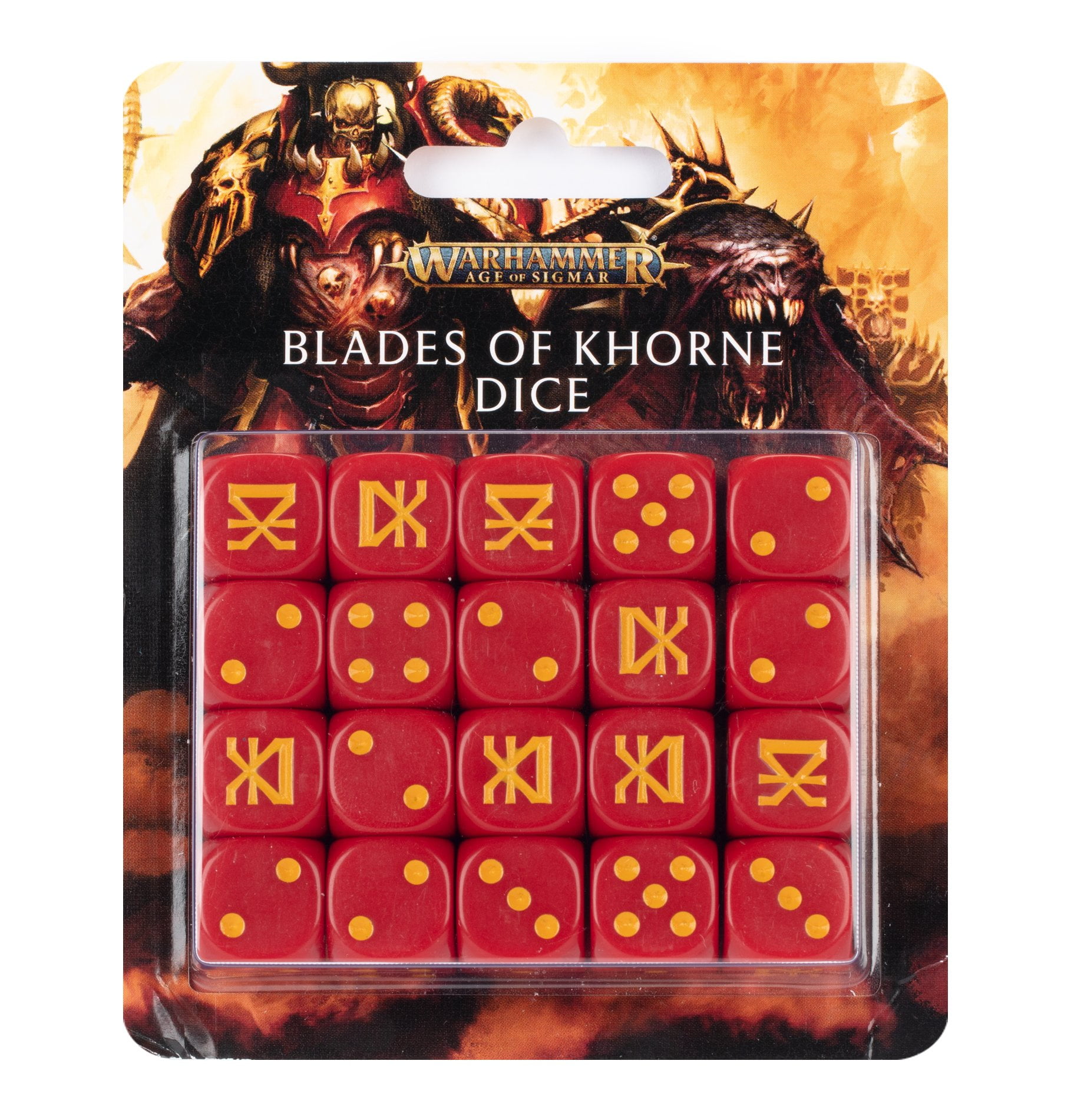 Warhammer: Age of Sigmar Blades of Khorne Dice Set - Walmart.com