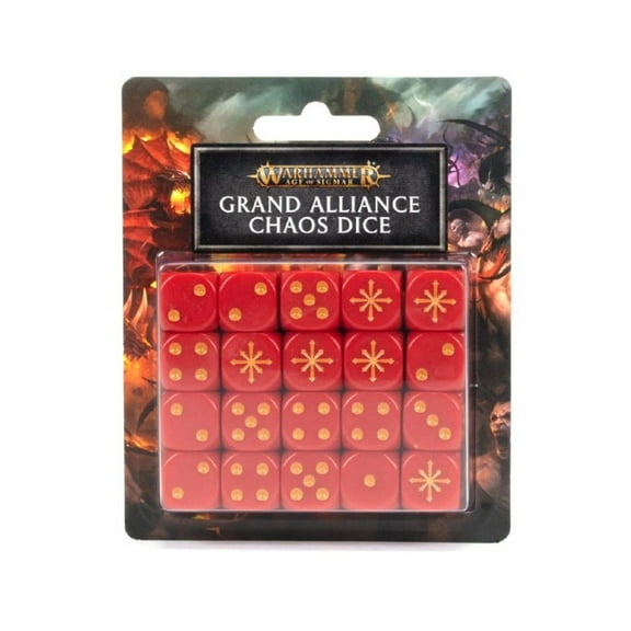 Warhammer Age of Sigmar: Grand Alliance Chaos Dice Set GWS 80-22