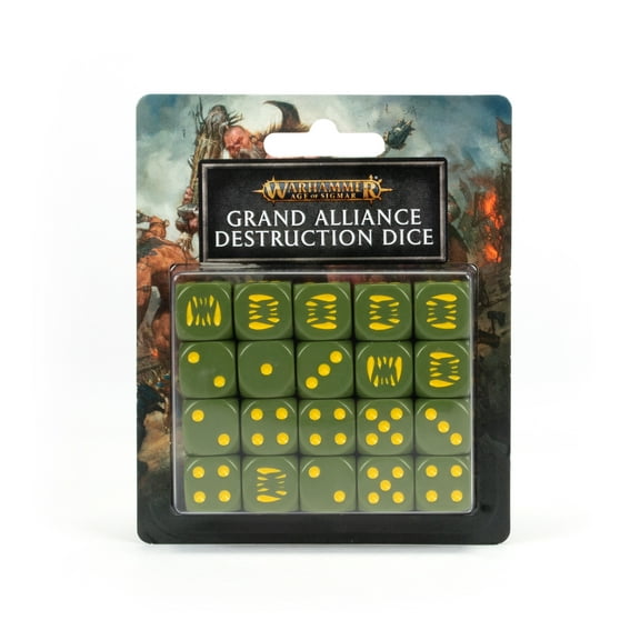 Warhammer: Age of Sigmar Grand Alliance Destruction Dice Set (2021)