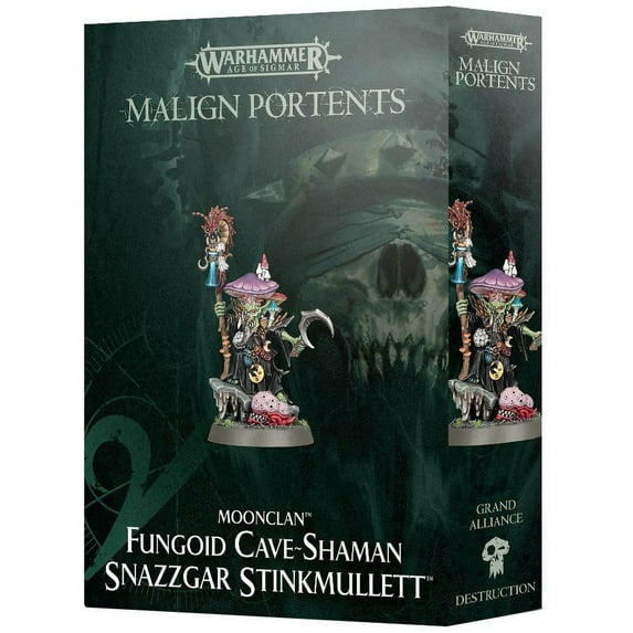 Warhammer Age of Sigmar Moonclan Grots Fungoid Cave-Shaman Snazzgar Stinkmullett Miniature