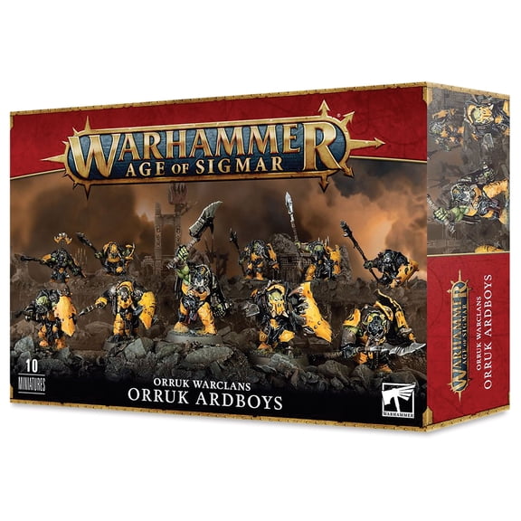 Warhammer Age of Sigmar Orruk Warclans Orruk Ardboyz Kit