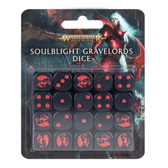 Warhammer Age of Sigmar: Soulblight Gravelords Dice Set