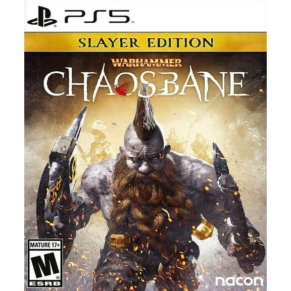 Restored Warhammer: Chaosbane Slayer Edition PlayStation 5 RPG Physical Video Game Parental Controls RPG,Adventure,Fighting,Shooter