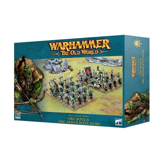 Warhammer Fantasy: The Old World Orcs & Goblins Orc Arrer Boyz Mob