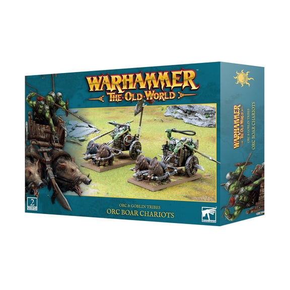 Warhammer Fantasy: The Old World Orcs & Goblins Orc Boar Chariots