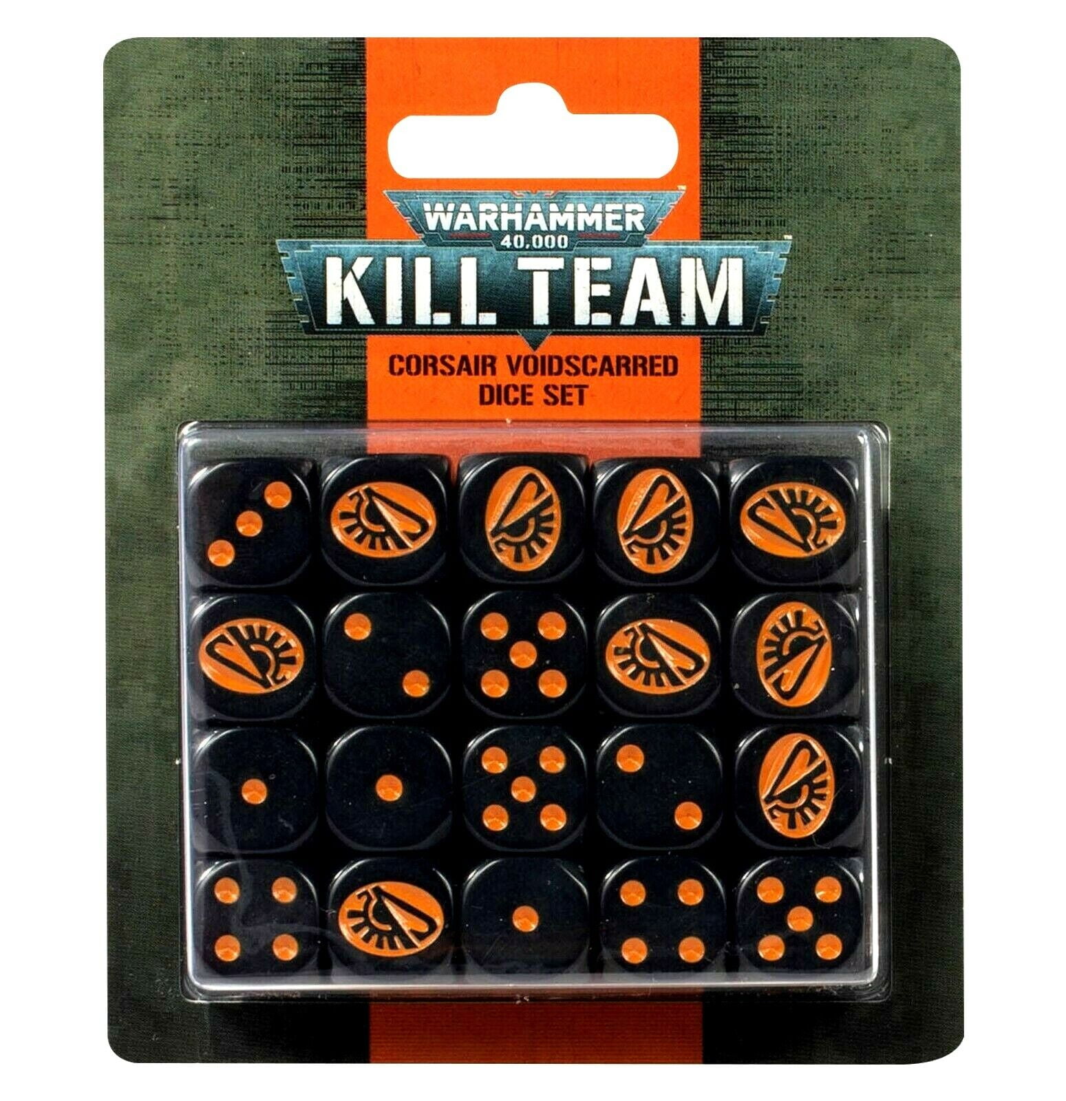 Games Workshop Warhammer 40K Kill Team: Corsair Voidscarred Dice GWS 102-95
