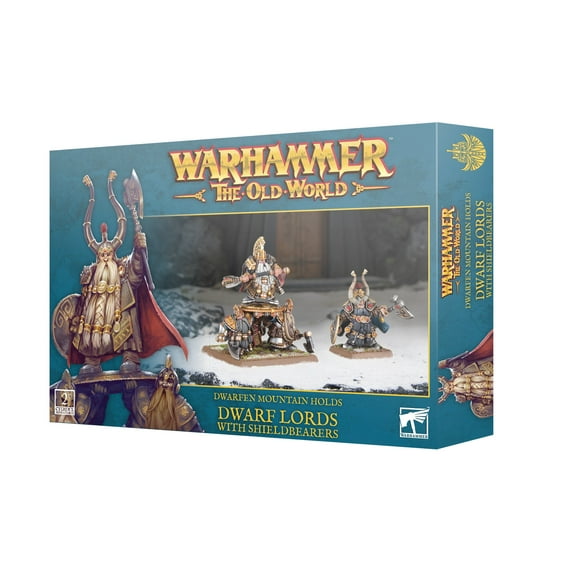 Warhammer: The Old World Dwarfen Mountain Holds Lords w/ Shieldbearers