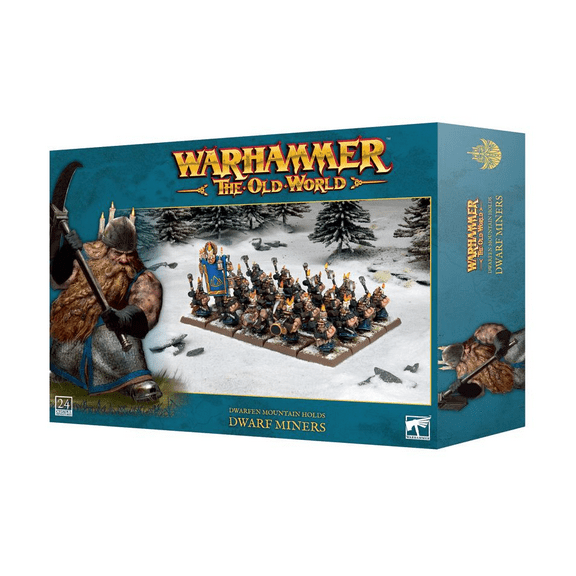Warhammer The Old World: Dwarven Mountain Holds Dwarf Miners