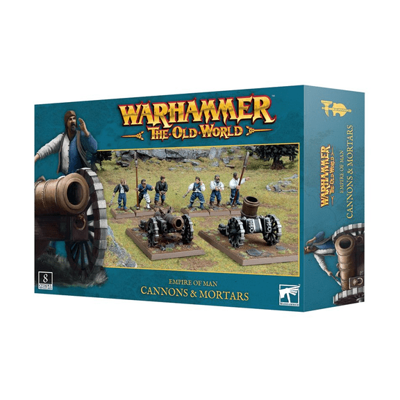 Cannons Mortars Empire of Man Warhammer Old World