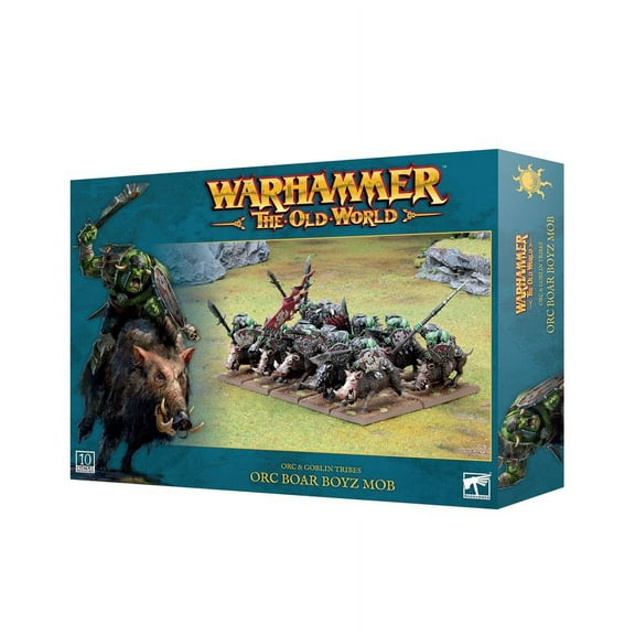 Warhammer The Old World: Orc & Goblin Tribes - Orc Boar Boyz Mob