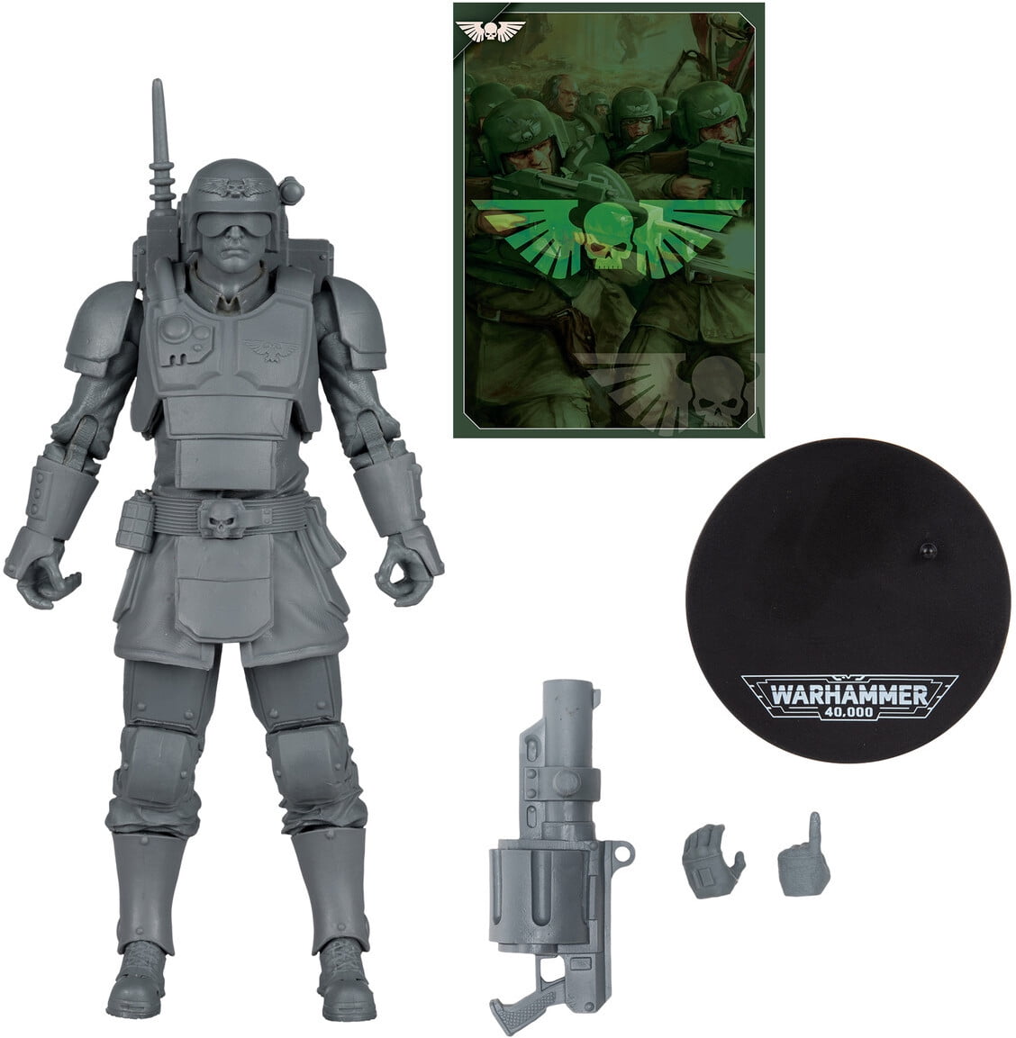 McFarlane - Warhammer 40K - Astra Militarum  - 7" Kasrkin (Artist Proof) Action Figure