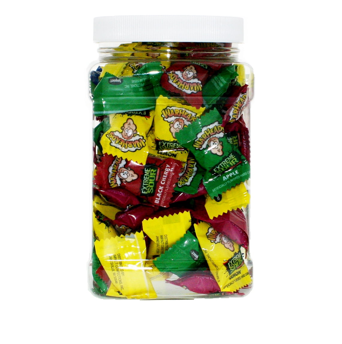 Warheads Extreme Sour 1 Pound Individually Wrapped Assorted Hard