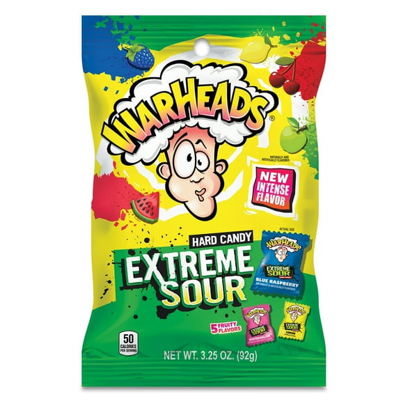 Warheads Extreme Sour Hard Candy, 3.25 oz