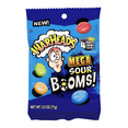 thumbnail image 1 of Warheads Mega Sour Booms! Sour-Dusted Chewy Candy, 2.5 Ounce Peg Bag - 12 Count Display Box, 1 of 4