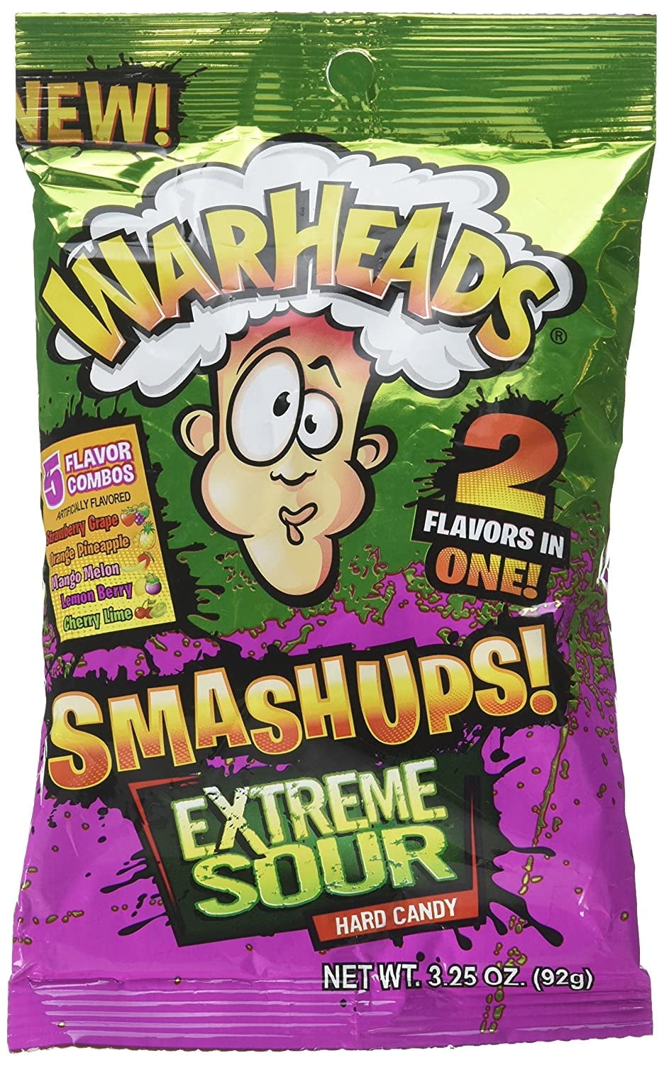 Warheads Smashups Extreme Sour Hard Candy 3 25oz Bag Walmart warheads-smashups-extreme-sour-hard-candy-3-25oz-bag-walmart