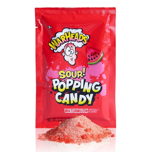 Warheads Sour Popping Candy - Sour Watermelon