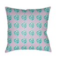 thumbnail image 1 of Surya WA001-2222 22 x 22 x 5 in. Warhol Floral Square Throw Pillow, Aqua, White & Lavender, 1 of 5