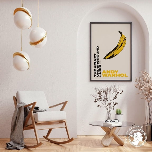 Warhol Banana Warhol Pop Art Andy Warhol Print Home And Living Poster High Quality Print Art