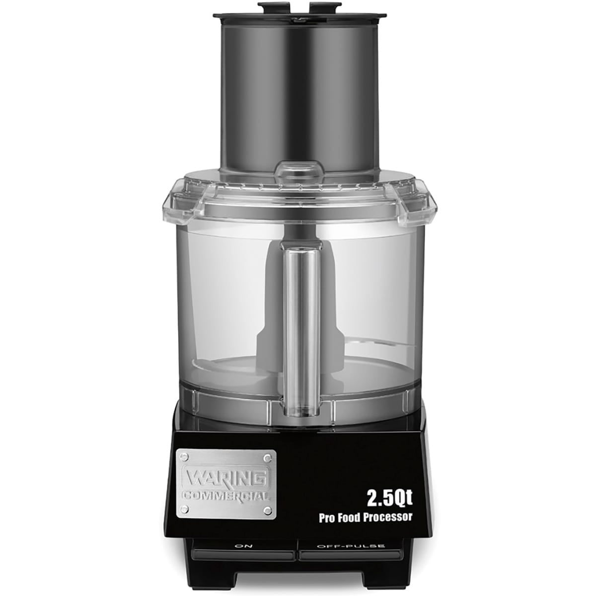 Waring 2.5 Quart Black Polycarbonate Commercial Food Processor