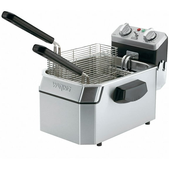 Waring Commercial Electric Deep Fryer,120V,10 Lb WDF1000