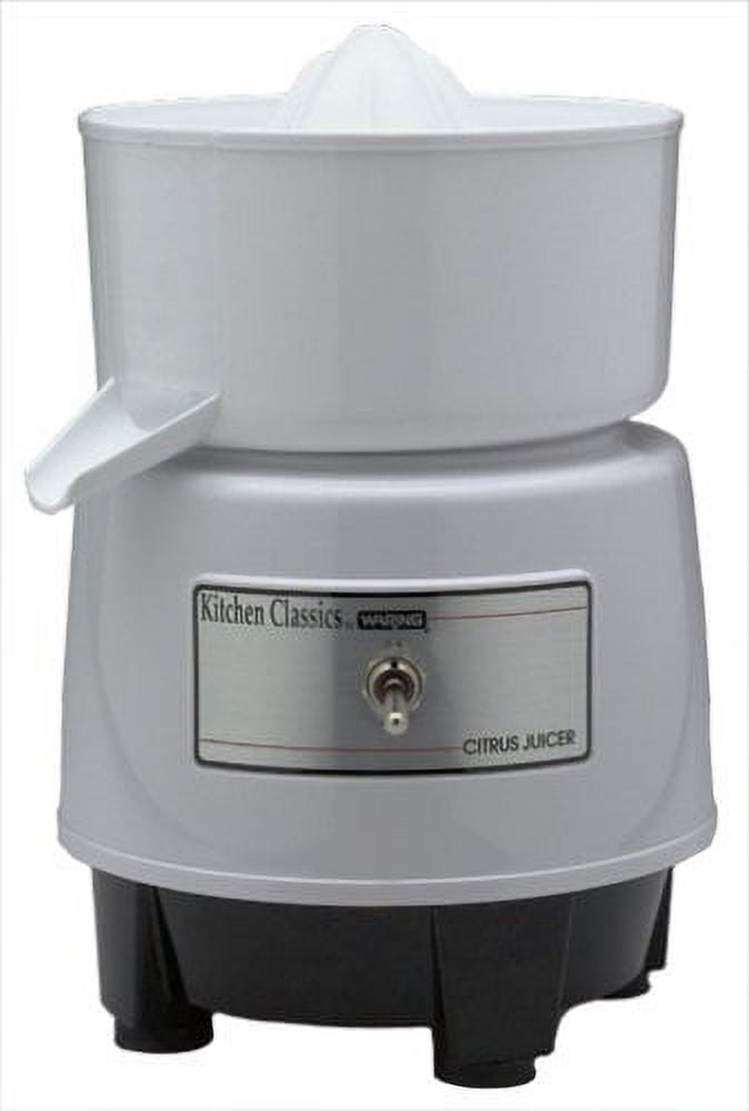 Waring PCJ201 Citrus Juicer, Quite White CERTIFIED REFURBISHED