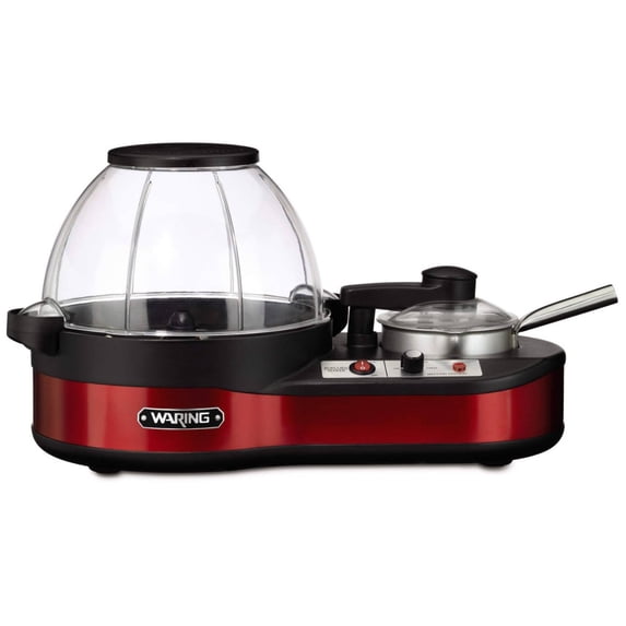 Waring Pro Popcorn Maker with Melting Station, Red