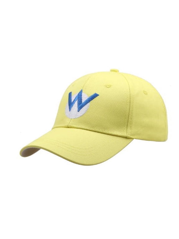 Wario Hat Baseball Cap Embroidered Logo Universal Fit Adjustable Back
