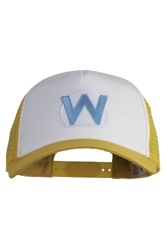 Wario Patch Patched Cotton Trucker Cap - Gold OSFM