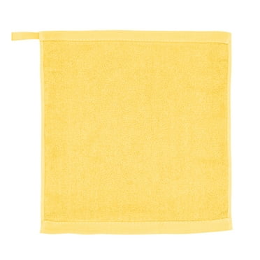 Warkul 25x25CM Square Towel Ultra Soft Bamboo Fiber Hanging Loop Quick Drying Super Absorbent Kindergarten Kids Baby Hanging Hand Towel Small Washcloth