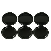 Warkul 3Pcs Fingerprint Ink Pads ID Security Black Blue Red Quick-Drying Water Resistant Clear Imprints Thumbprint Stamp Pad