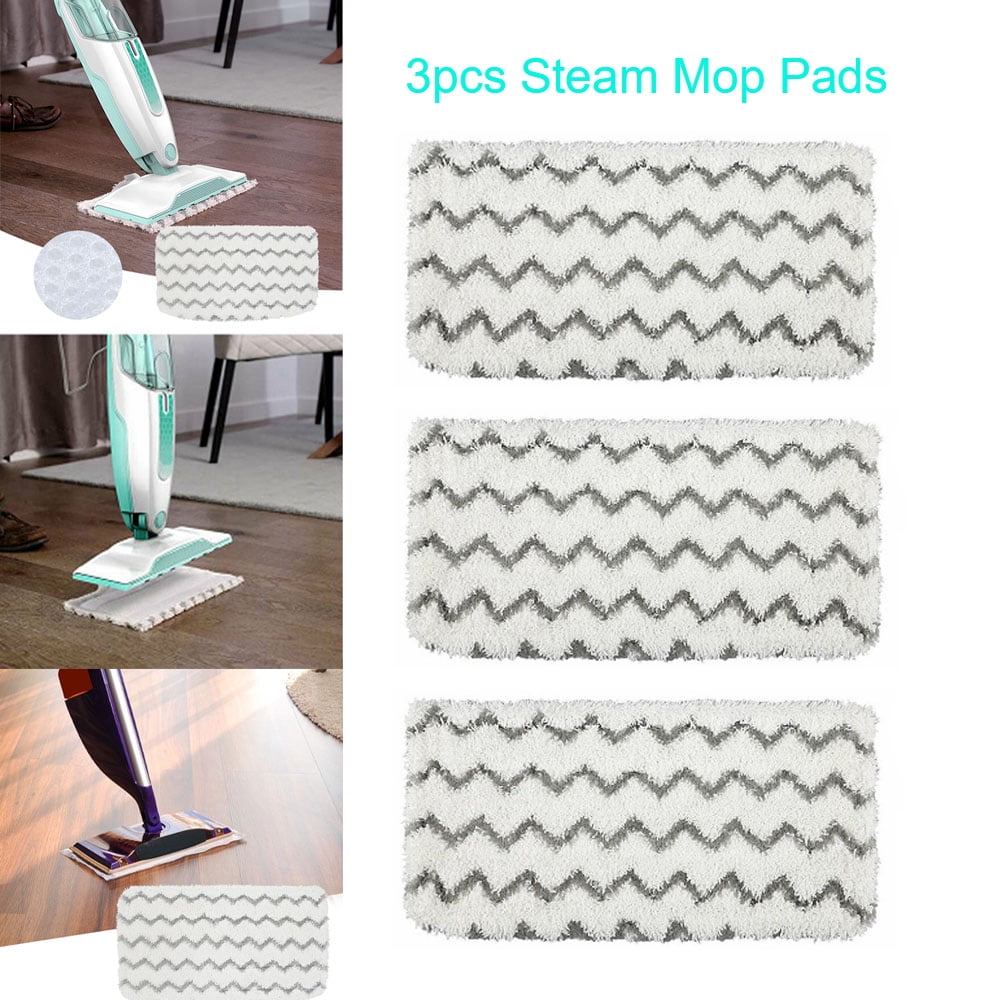 Warkul 3pcs Steam Mop Pads, for Shark S1000 S1000A S1000C S1000WM S1001C, Microfiber Steam Mop
