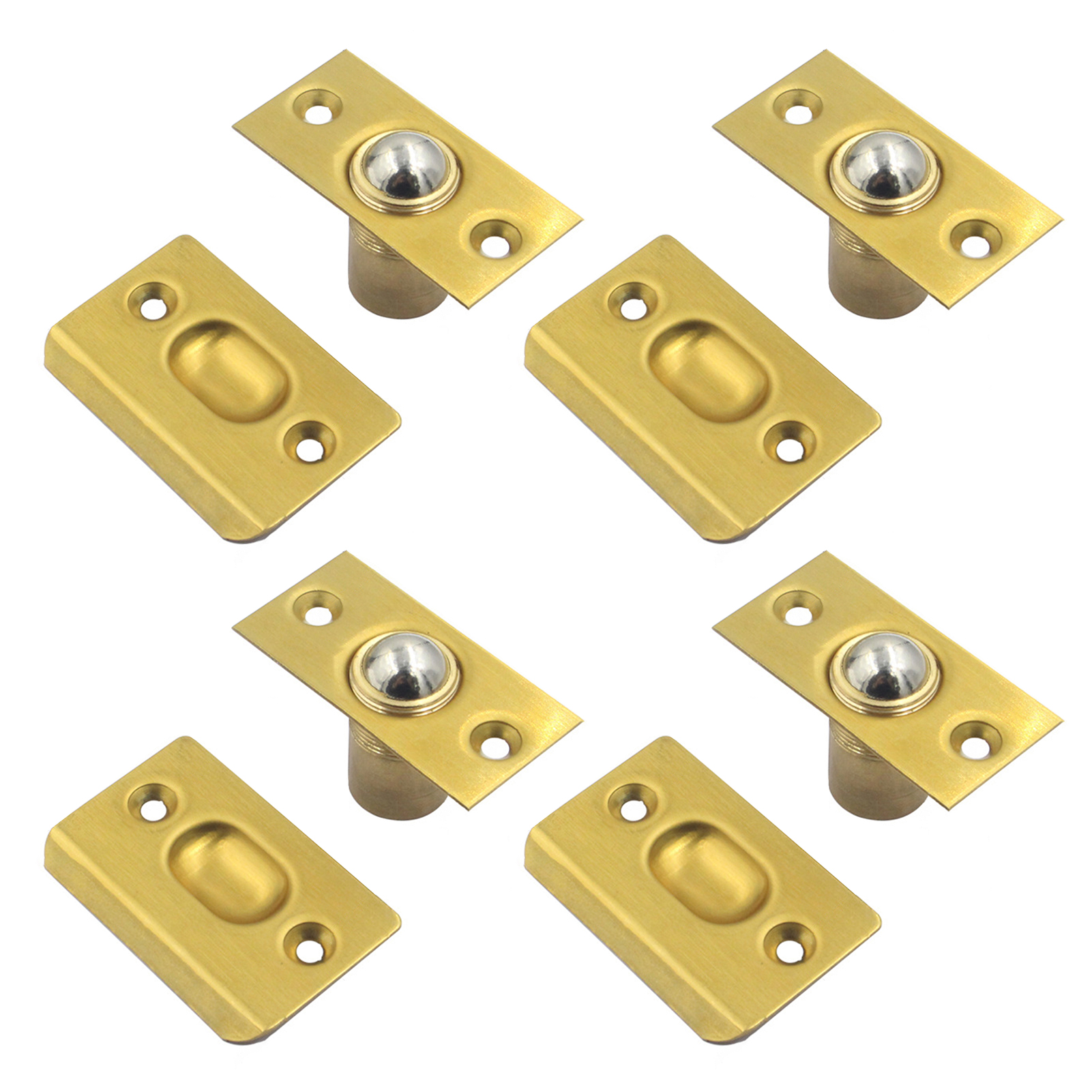 Warkul 4 Pcs Closet Door Balls Catch Replacement Ball Catch Door