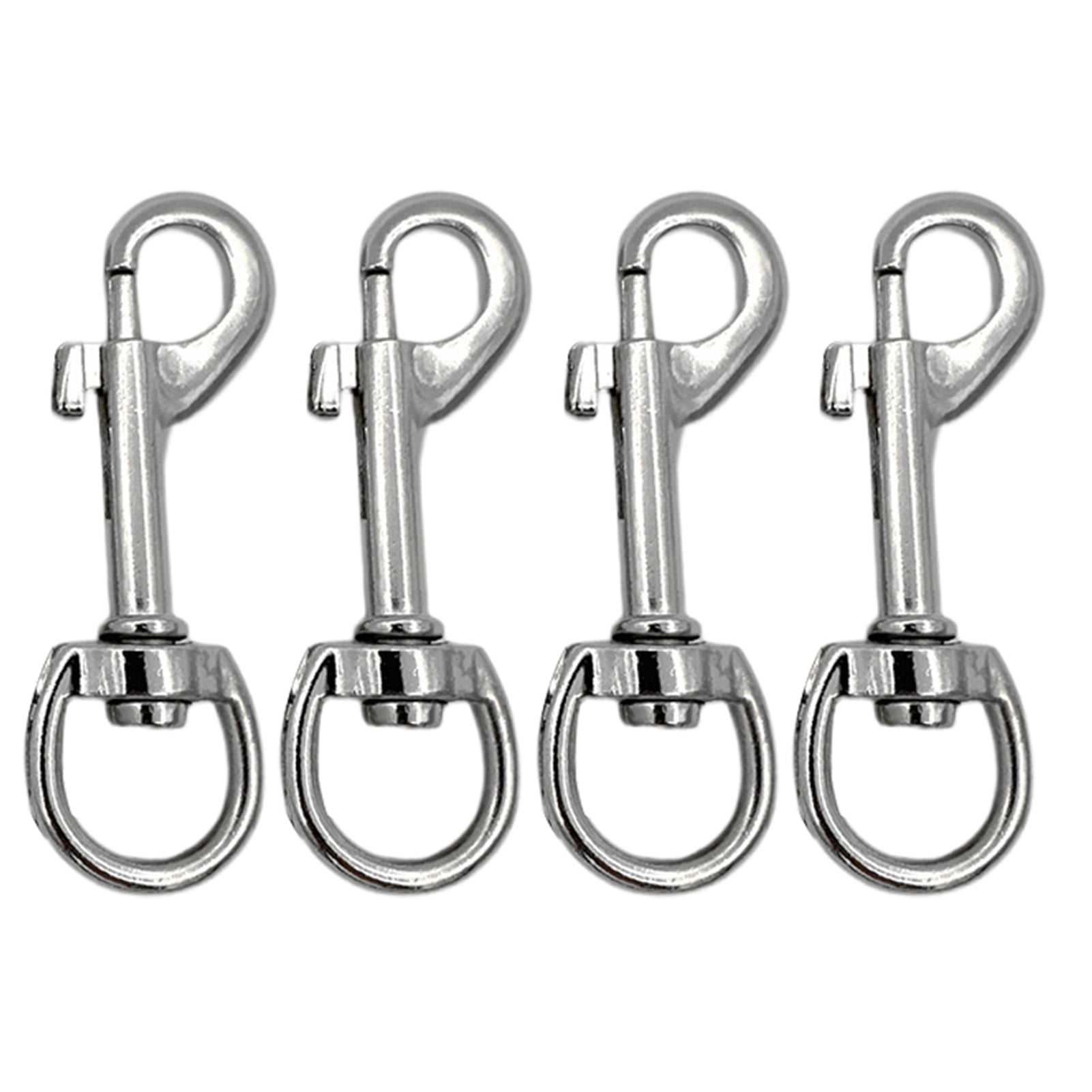 Warkul 4Pcs/Set Flag Swivel Clip Heavy Duty Zinc Alloy Weather Resistant Pet Leash Buckle