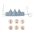 thumbnail image 1 of Warkul Baby Birthday Hat, with 1-6 Numbers, Crown Birthday Boys Girls, Children's Party Hats Photo Props, 1 of 4