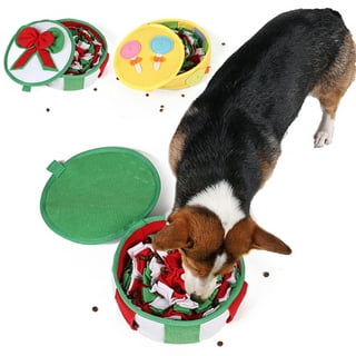 Interactive Dog Toys Snuffle Mat for Dogs, Chips Dog Snuffle Toy Treat Puzzle Toys, Large Dog Enrichment Toys Crinkly Squeaky Hide & Seek Toy for