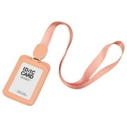 Warkul ID Badge Holder with Durable Lanyard Transparent Design Retractable Reel ID Card Holder for Work Outdoor