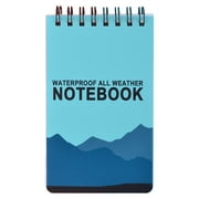 Warkul Waterproof Notebook Portable Writing Notepad Durable Compact Coil Design Notebook for School Home Outdoor