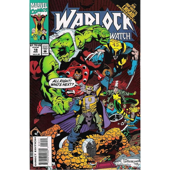 Warlock and the Infinity Watch #19 VF ; Marvel Comic Book
