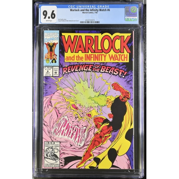Warlock and the Infinity Watch #6 - CGC 9.6 Comic Book