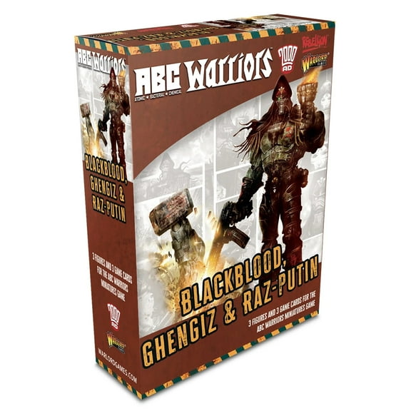 Warlord Games WRL622410008 ABC Warriors Blackblood & Ghengiz Raz-Put Miniature