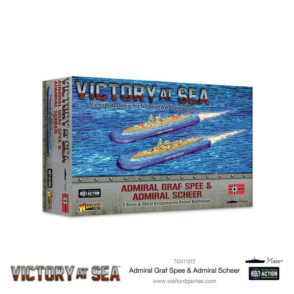 Warlord Games Admiral Graf Spee & Admiral Scheer - Cruisers New