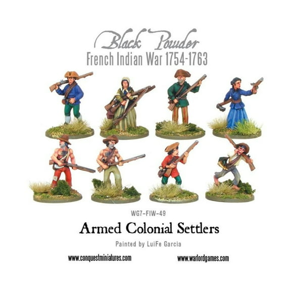 Warlord Games Armed Colonial Settlers New