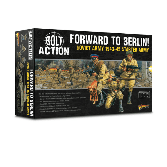 Warlord Games Bolt Action: Forward To Berlin Soviet Army 1943-45 Starter Army