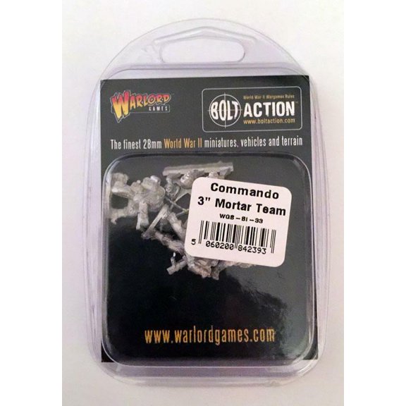 3" Commando Mortar Team Miniatures