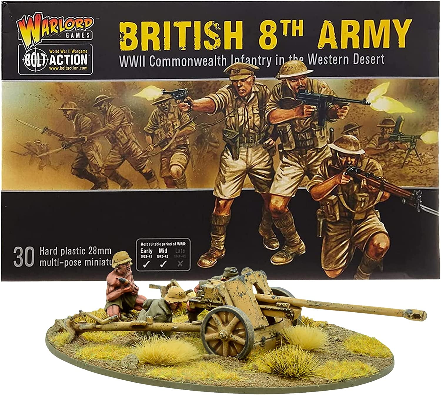 Wargames Delivered - French Army Infantry Section - 28mm Miniatures Includes 10 Metal Infantry Contain VB Launcher, Machine Gun Team, Rifle, Digital Bundle - Action Figures Model Kit by Warlord Games