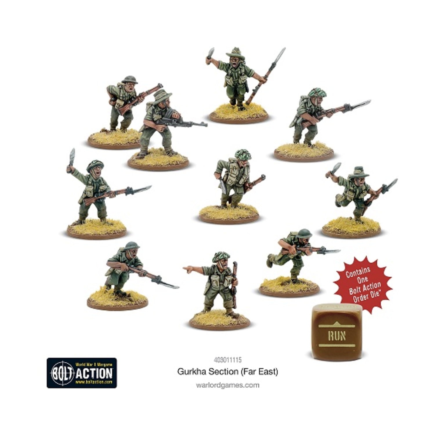Warlord Games Gurkha Section (Far East) New