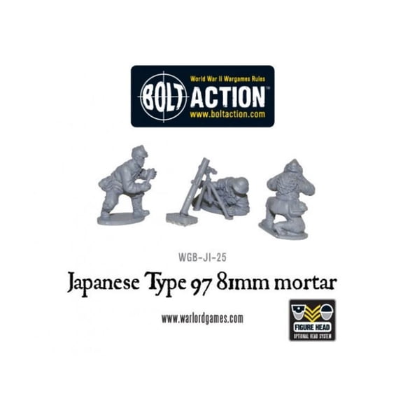 Warlord Games Imperial Japanese 81mm Mortar Team New